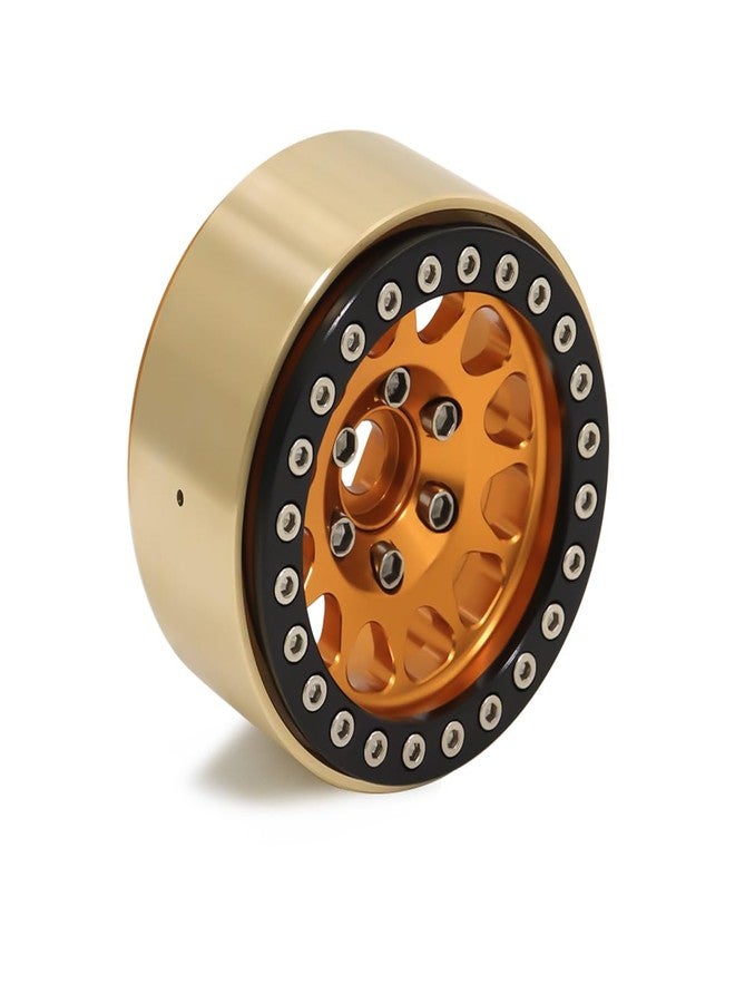 VNUHV Brass Internal Beadlock Ring Clamp Ring 95g Wheel Weight Fit 1.9" Wheel Rim for 1/10 RC Crawler Axial SCX10 II 90046 TRX-4 VS4-10 SCX10 Pro Upgrade Parts (2PCS) - Image 5